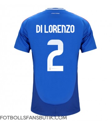 Italien Giovanni Di Lorenzo #2 Replika Hemmatröja EM 2024 Kortärmad